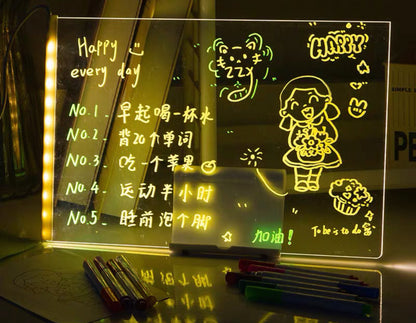 Tablero Magia Neón en acrílico