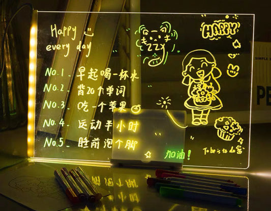 Tablero Magia Neón en acrílico