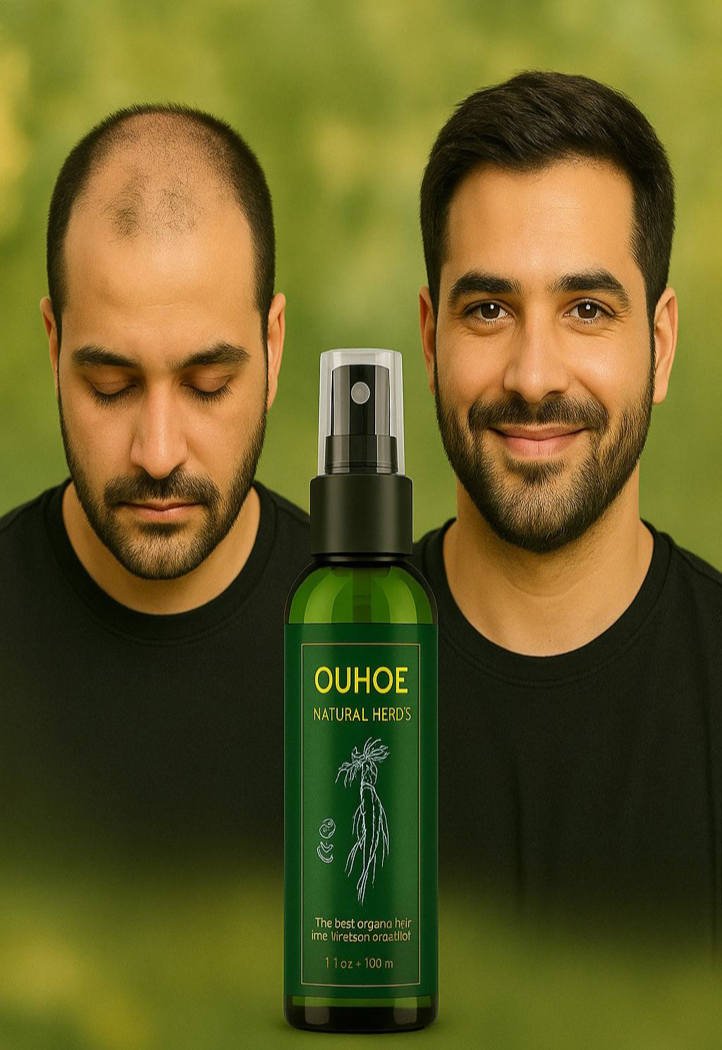 ¡ Promoción 2x1 Spray Para Crecer El Pelo OUHOE !